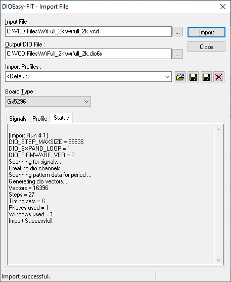  DioEasy-FIT Conversion Status 